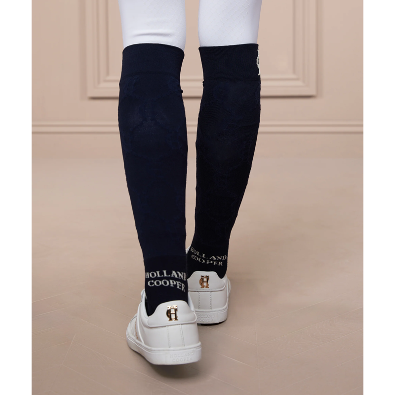 Holland Cooper Riding Socks - Ink Navy-2